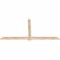 Ekena Millwork Eugene Smooth Timber Gable Bracket, Douglas Fir, 72"W x 36"H x 1 1/2"D x 3 1/2"F, 12/12 Pitch GBW072X36X0204EUG00SDF - alternate 3